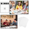 WinnerWhy 36 Pcs Blank Bingo Cards White Jumbo Bingo Game