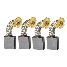 NOQUKA 999-044 - Cepillos de carbono, repuesto para Makita CHitachi 999044, S7-17/44, Dewalt 614367-00 y 5140024-30, Ridgid 0502025007 (4 unidades, 1 paquete)