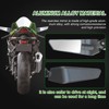 AFNCX Motorcycle Adjustable Aluminum Rearview Mirror Wind Wing Mirror Compatible