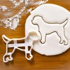 Set of 2 Border Terrier Cookie Cutters (Designs: Face and