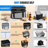 INSMEER Soft Cooler with Hard Shell & 4 Cup Holders