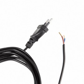 Mextronic Power Cable 3 m Euro Plug 300 SW C7 Black Open End