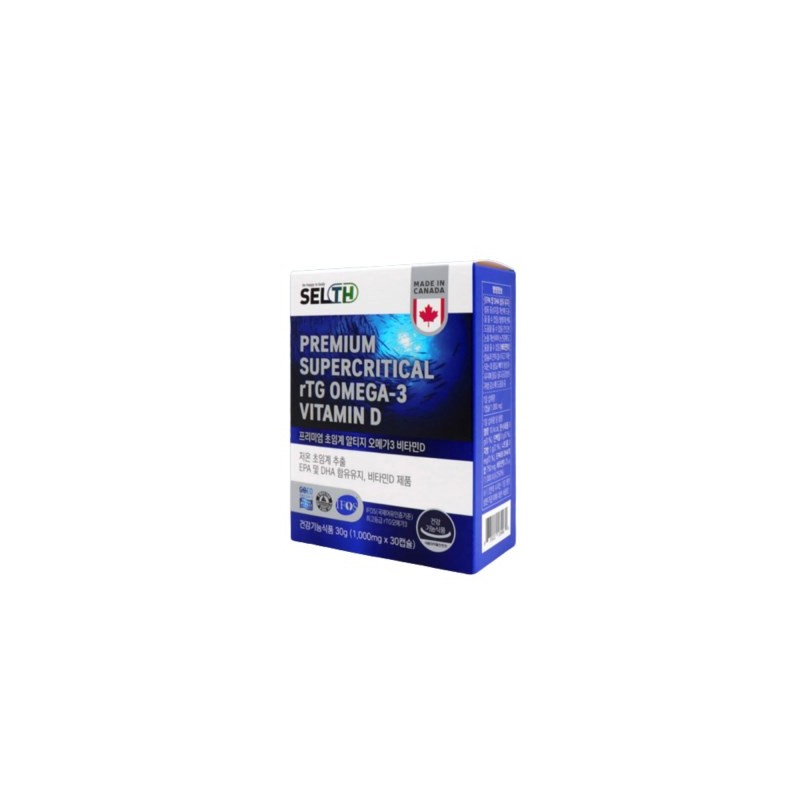 GOLF SELTH Premium Supercritical Super Critical rTG Omega 3 Vitamin