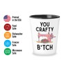Craft Sewing Shot Glass 1.5oz - You Crafty Bch -
