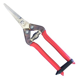 Chikamasa T-55SR All Stainless Steel Harvest Shears (Curved Blade)