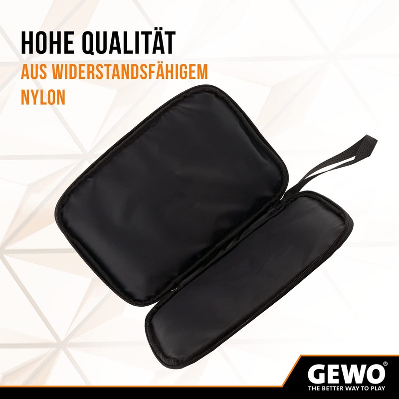 GEWO Single Case Master - Robust Table Tennis Bat Cover