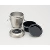 Skater STLBD6AG-A Antibacterial Insulated Lunch Box, Bowl Shaped, Stainless Steel,