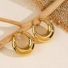 HUGE TOMATO 925 Silver Earrings Gold Hypoallergenic Hoop Earrings Gold