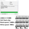 lcwamy 512MB USB Stick 100 Pack USB Flash Memory USB