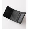 X-Girl LOGO PLATE MINI WALLET Trifold Wallet, black, One size