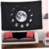 ABOOFAN 1Pc Moon Pattern Tapestry Delicate Wall Blanket for Bedroom
