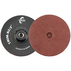 Weiler 59305 Trim-Kut Grinding Disc, 3" Diameter, 60 Grit, 5/16" - 18 Hub (Pack of 25)