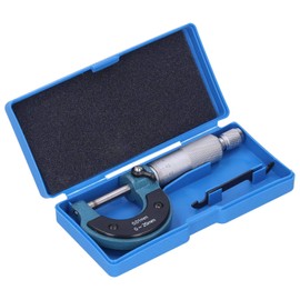 0-25mm 0.01mm External Micrometer Metric Micrometer Graduation Micrometer for Paper, Cardboard, Cardboard