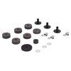 18PCS Cymbal Replacement Accessories HiHat Clutch Felt Cymbal Sleeves with