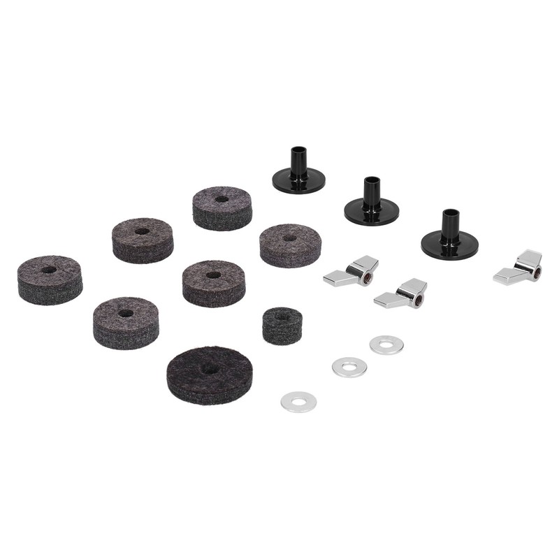 18PCS Cymbal Replacement Accessories HiHat Clutch Felt Cymbal Sleeves with