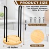2PC Tumbler Lid Organizer，Detachable Yeti Lid Organizer Holds Up To