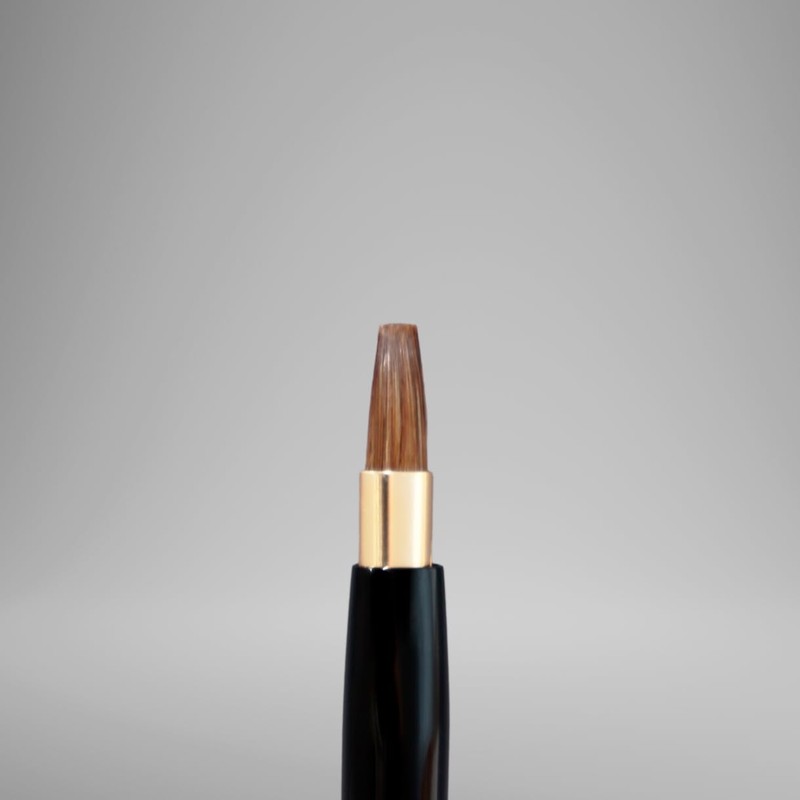 [Kumano Brush Make-up Brush] Cosmetics Extrusion Type Lip Brush, Large