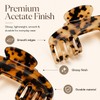 2 Pack Large Hat Hair Clips for Women, Acetate Claw