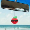 Cute Red Apple Rear-View Car Mirror Dangler Hanging Charm Auto