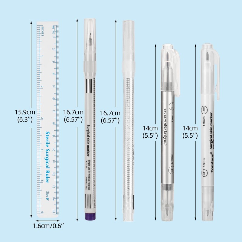 ATOMUS Marker Pen for Tattoo Microblading Eyebrow Reshaping Mark and