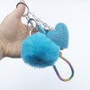 Xsclpomddy Heart Keychain Sparkly Rhinestone Love Keyrings Crystal Tassel and
