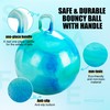 INPODAK Hopper Ball Bouncy Ball with Handle for Kids Hippity