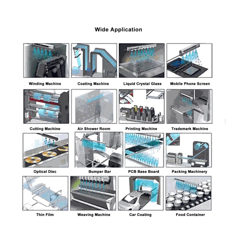 Ionizing Air Bar Anti Static Ionizing Pole Electrostatic Elimination Rod