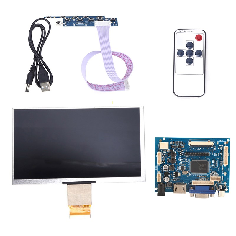 7 Inch LCD TFT Display 1024*600 HDMI VGA Monitor Screen
