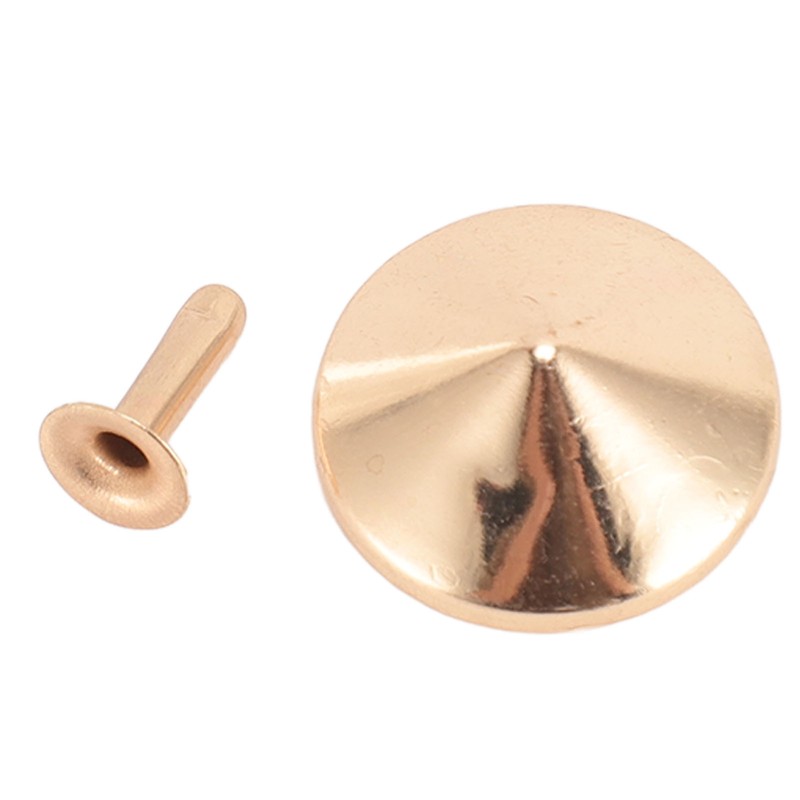 100pcs Mushroom Rivets Multipurpose Double Cap Mushroom Rivets for Belts