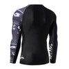 LAFROI Men's Long-Sleeved UPF 50+ Compression Shirt, Rash Guard, CLYYB