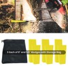 6 Pack Tree Felling Wedges with Spikes for Safe Tree