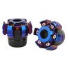 Pair of Motorcycle Wheel Front Fork Frame Slider Aluminum Alloy