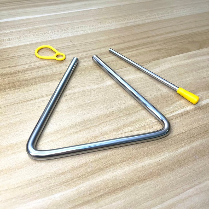 Set of 6 Triangle Instruments, Musical Instruments, Triangle, 5 Inch,
