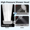 Duschkopf Wassersparender, Duschkopf mit Schlauch, Handbrause Dusche mit Filter, Strahlarten,