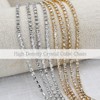 High-density Crystal Cubic Nail Chain 20cm / 고밀도 크리스탈큐빅 네일 체인 20cm