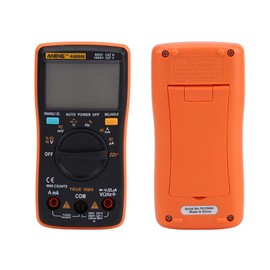 True-RMS Digital Multimeter Tester,AN8008 Measures AC/DC Voltage Ammeter Current Ohm Meter Resistance Capacity Frequency,Large 4-Digit Display (9,),Continuity Tests, Resistance