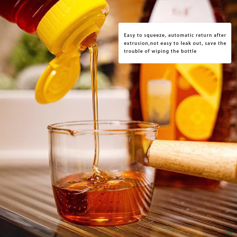 THYULIFE - Botella exprimida de miel, paquete de 2