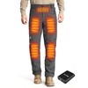 ANTARCTICA GEAR Heated Pants for Men, with 12V/20000mAh Battery, 5-Zone
