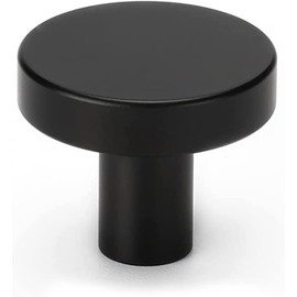 LONTAN Pack of 10 Cabinet Knobs, Black Furniture Knobs, Matt Black Drawer Knobs, Door Knobs, Kitchen Knobs, Cupboard Knobs, Vintage Knobs, Cupboard, Modern Furniture Knobs for Bedroom