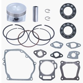 Haishine 68 mm Piston Rings Seal Shaft Seal Overhaul Kit for Honda GX160 GX200 168F 5.5/6.5HP 2-3.5kW Petrol Generator Trimmer Engine