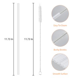 KLOWOAH Replacement Straw Compatible with Zulu 128oz Goals Large Water Bottle,with 1 Brush (Pack of 6)