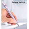 Archic Retractable Black Gel Ink Rotary Ballpoint Pens Pack of