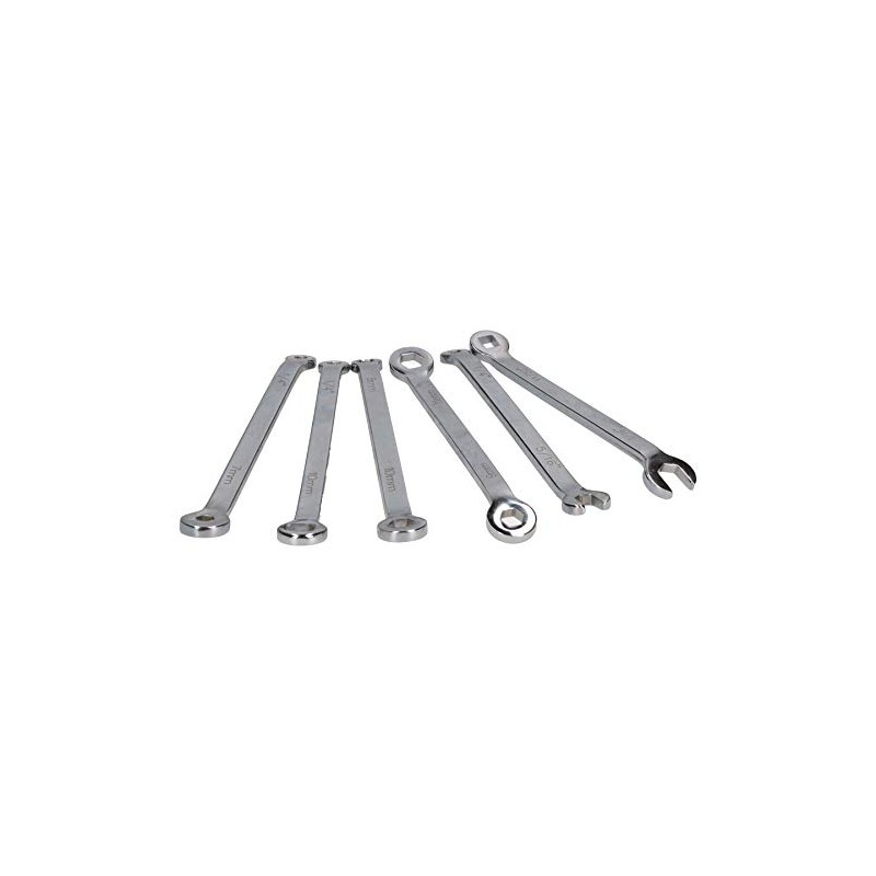 AB Tools-Neilsen 6pc Brake Line Hydraulic Pipe Spanner Wrench Set