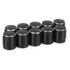 Yibuy 10pcs Aluminum Volume Control Dome Knob Swivel Knob for