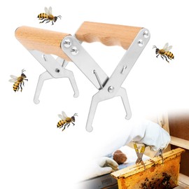 Hive Frame Beekeeper Tool Honeycomb Tool Beekeeping Pliers for Beekeepers to Protect Against Bee Stings