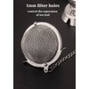 RoserRose Set of 3 Tea Filters, Stainless Steel, 4.5 cm
