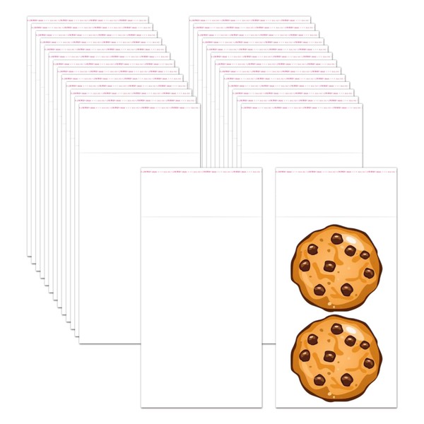 EachDusto Clear Adhesive Cellophane Bags 3x5 Self Stick Cello Baggies 500pcs Sealable OPP Poly Bags 2mil for Cookie Snacks Nuts Chocolate Bracelet Card Keychain Soap