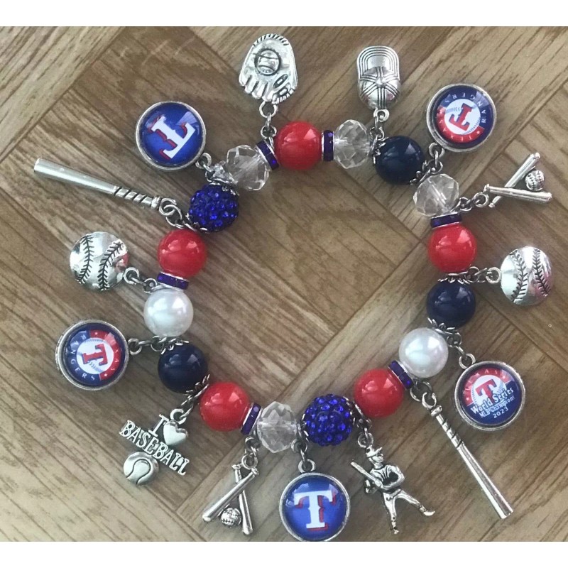 Texas Rangers Champs Chram Bracelet