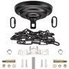 ROJOSER Heavy Duty Canopy Kit and 3.2 feet Pendant Light