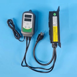 U.S. Local Stock Smart Digital Temperature Controller Thermostat with CE RoHS for Plants Seed Germination Reptiles Pet SuppliesColor: Gray